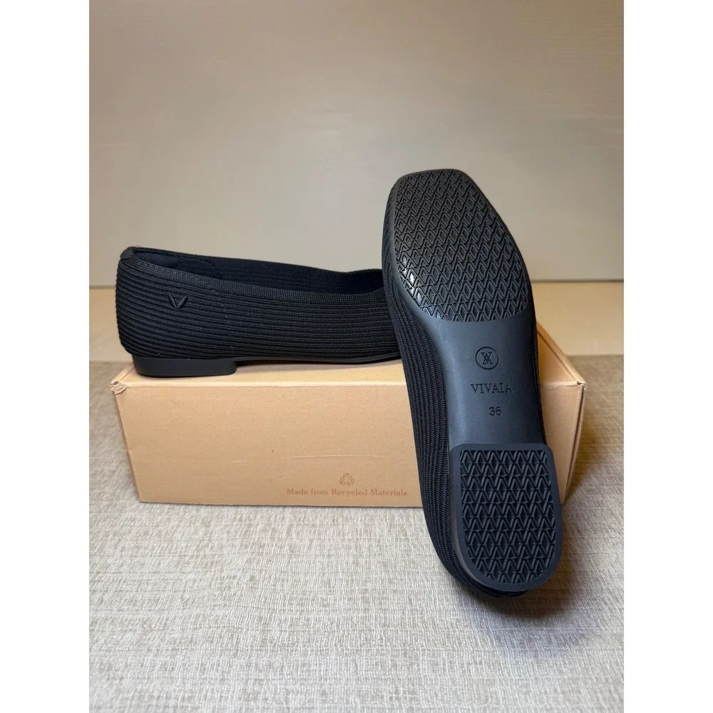 VIVAIA Square-Toe V-Cut Flats (Margot™ 2.0) EU 36/‎ US 5.5-6